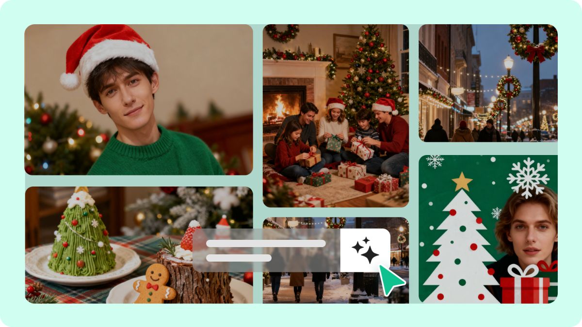 Hướng dẫn tạo ảnh AI chân dung giáng sinh đa phong cách