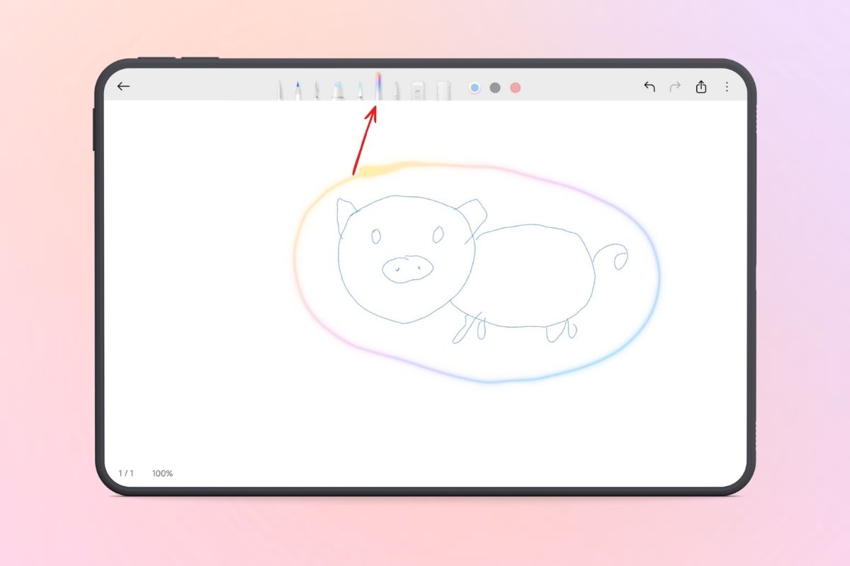 Cách sử dụng AI Art trên máy tính bảng Xiaomi bằng ứng dụng Mi Canvas-4