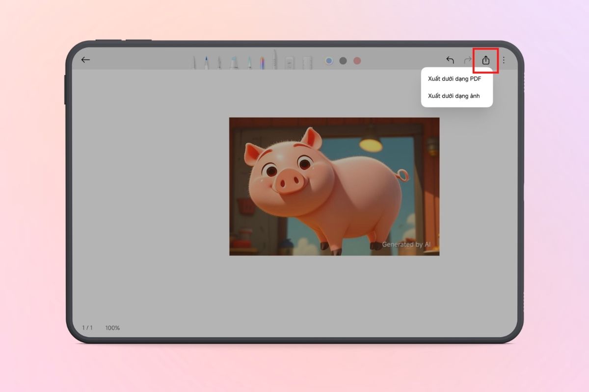 Cách sử dụng AI Art trên máy tính bảng Xiaomi bằng ứng dụng Mi Canvas-9