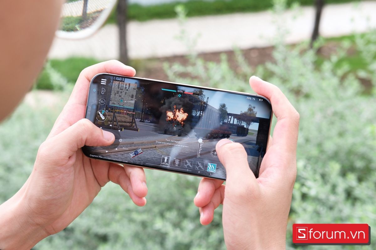 Hiệu năng iPhone 16 Pro Max màu sa mạc
