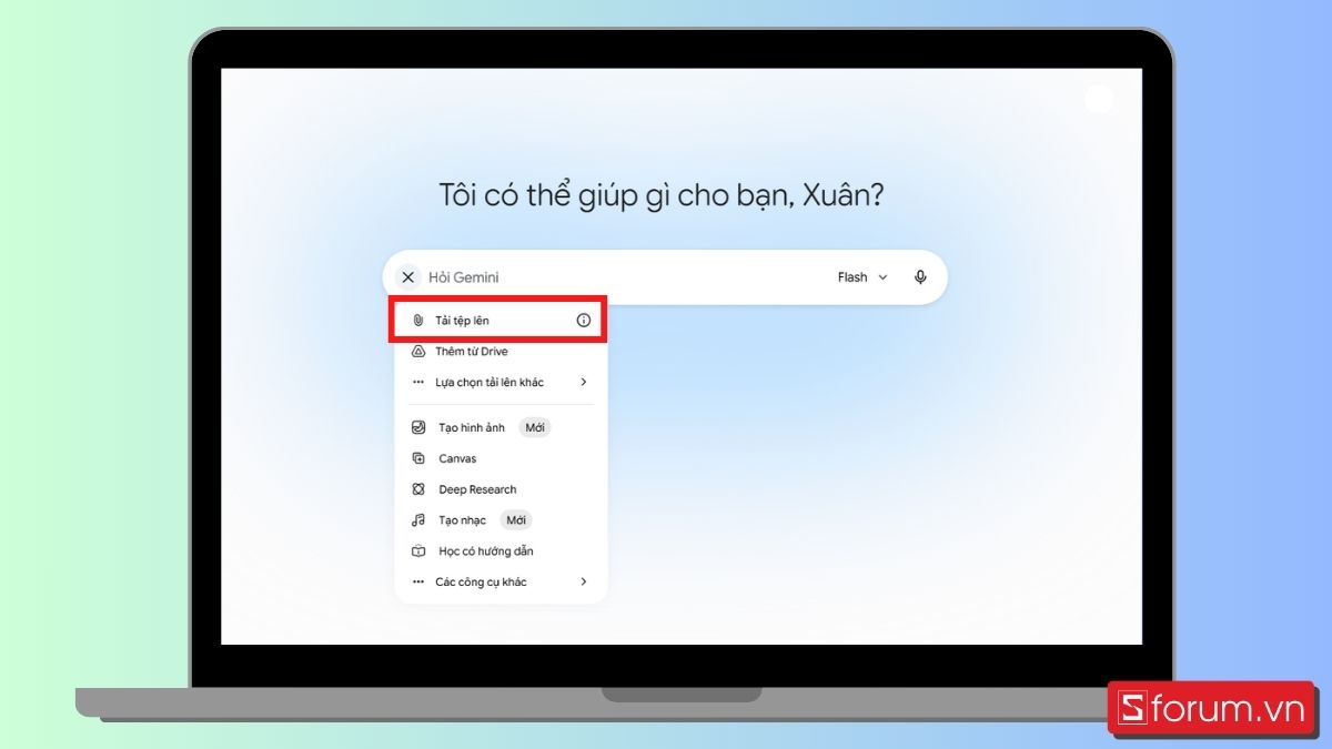 Bước 3: Tải file PDF đề kiểm tra lên.