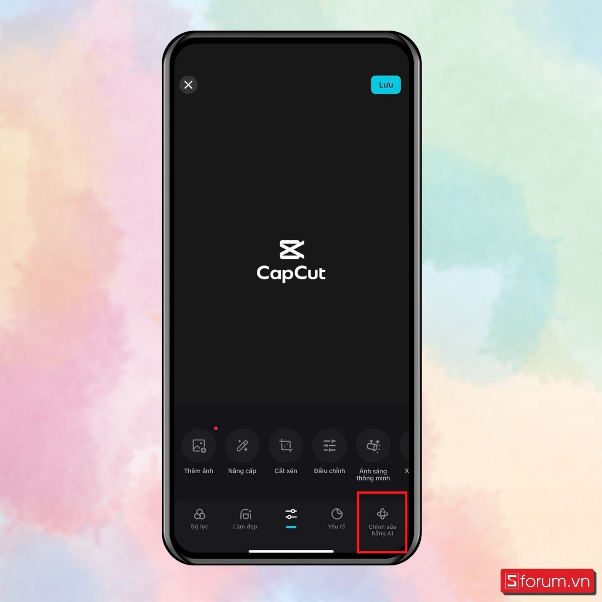 Bước 3: Chọn chỉnh sửa bằng AI.