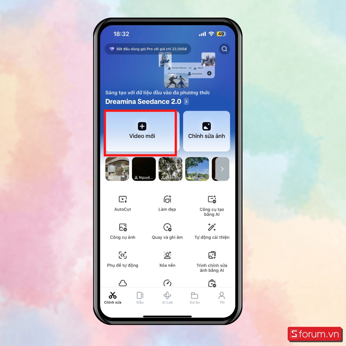 Cách làm video trend xem bóng chày Hàn Quốc bằng Capcut-1