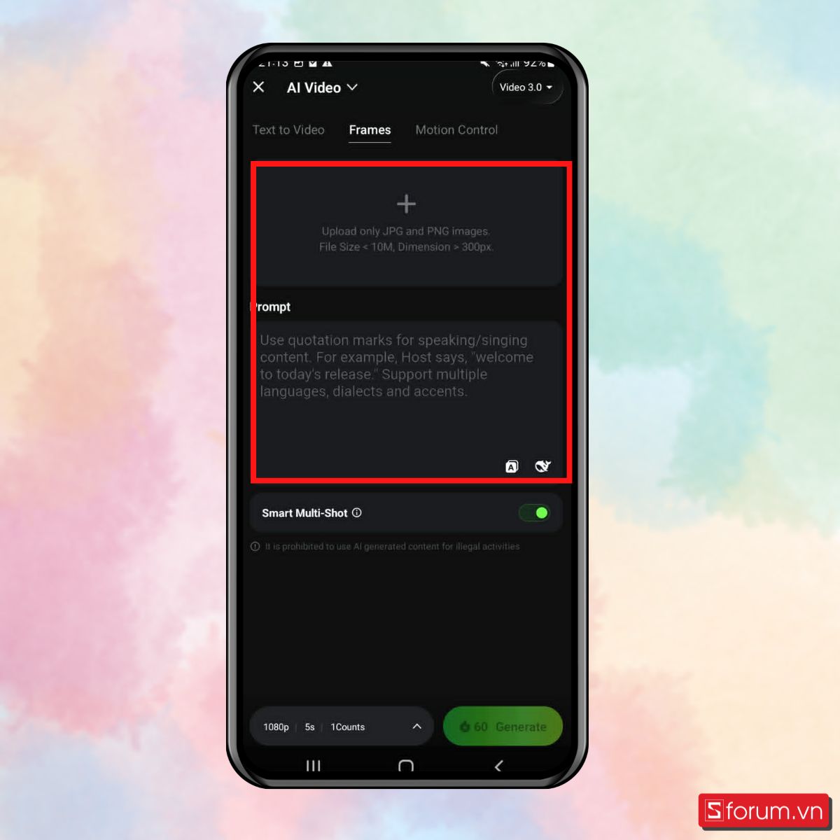 Cách làm video trend xem bóng chày Hàn Quốc bằng ứng dụng Kling AI-3