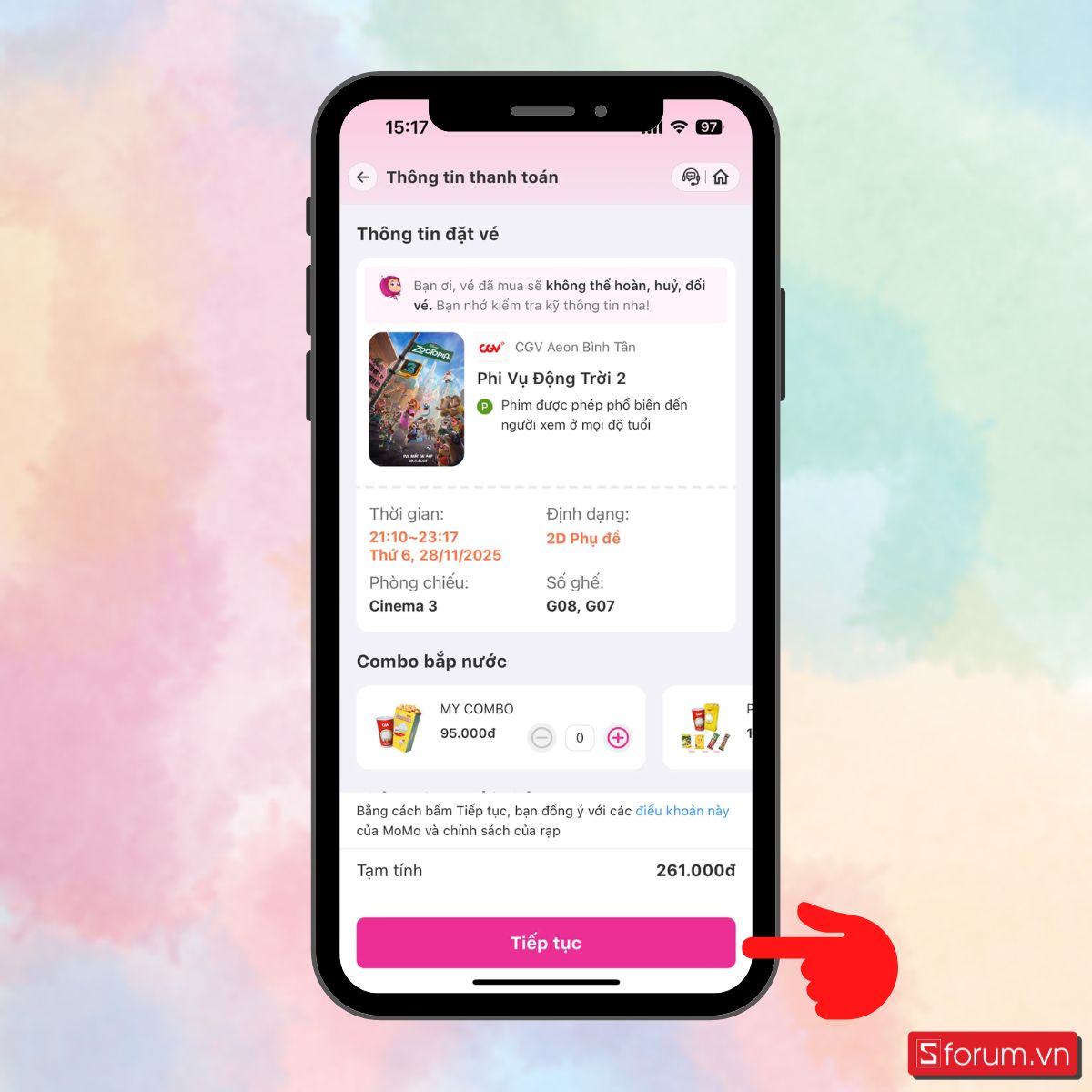 Mách bạn cách mua vé Zootopia 2 cực tiện lợi - MoMo 7