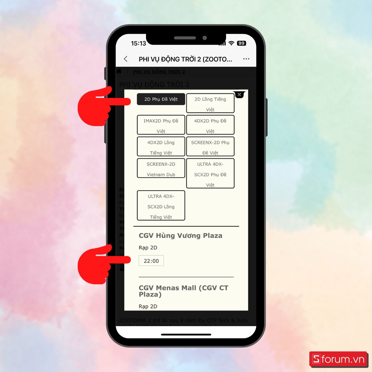 Mách bạn cách mua vé Zootopia 2 cực tiện lợi - CGV 3