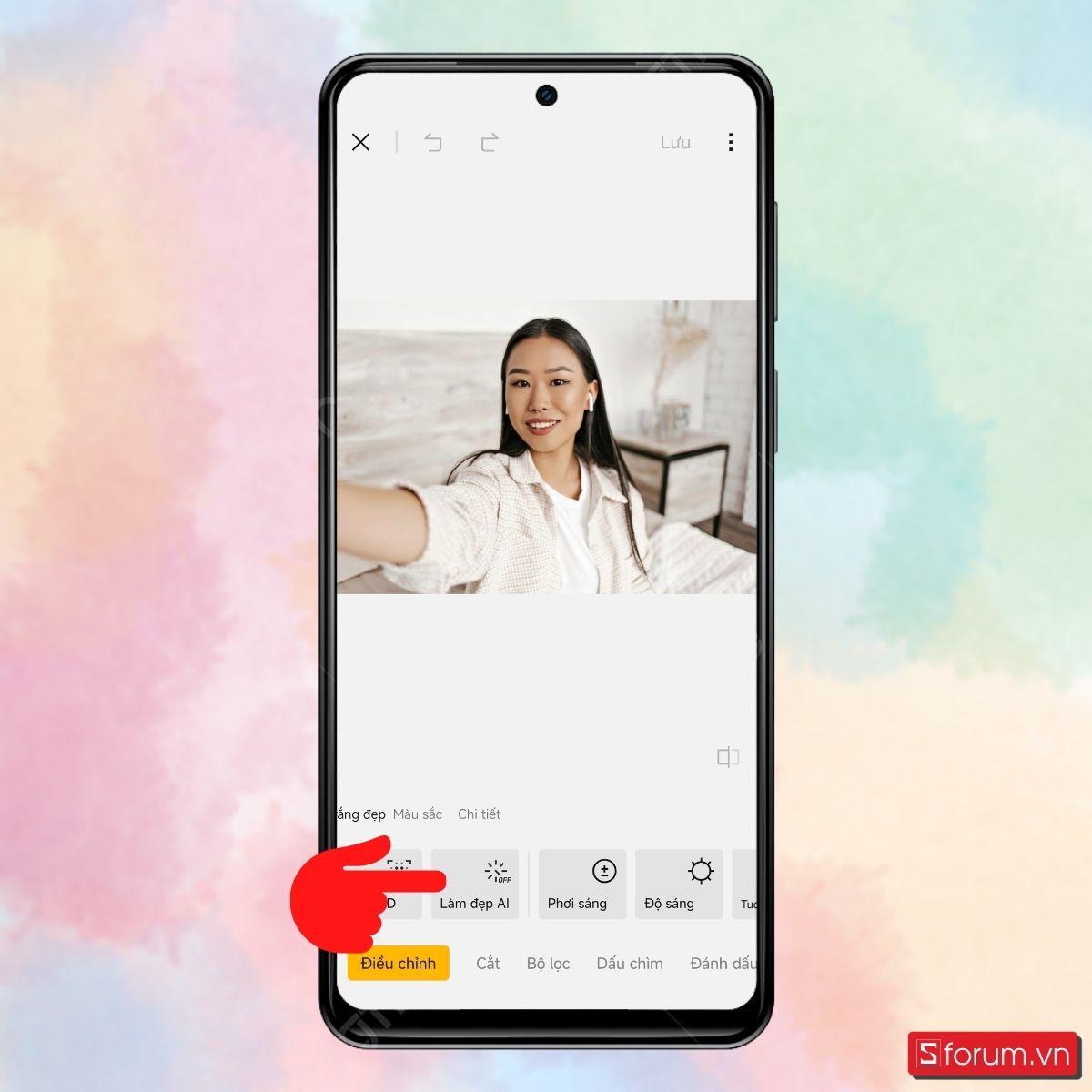 Chỉnh ảnh đẹp bằng AI trên trên Redmi Note 15 Pro 5G-4