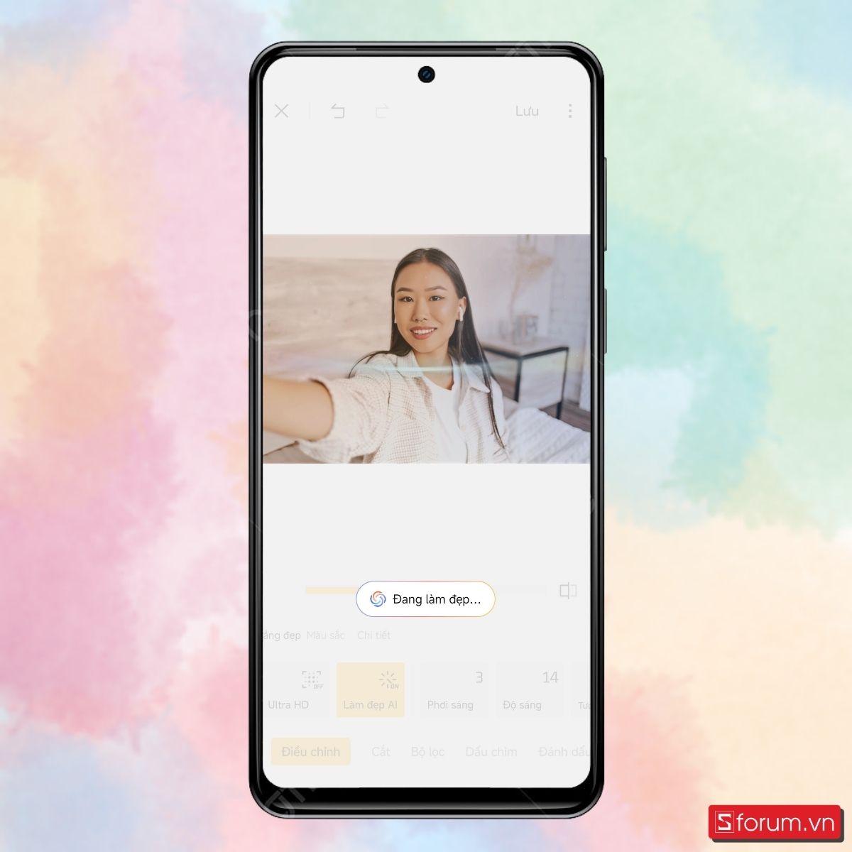 Chỉnh ảnh đẹp bằng AI trên trên Redmi Note 15 Pro 5G-6