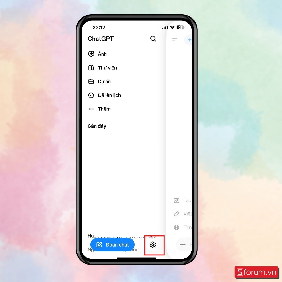 Hướng dẫn thay đổi ngôn ngữ trong ChatGPT khi sử dụng ứng dụng trên điện thoại-2
