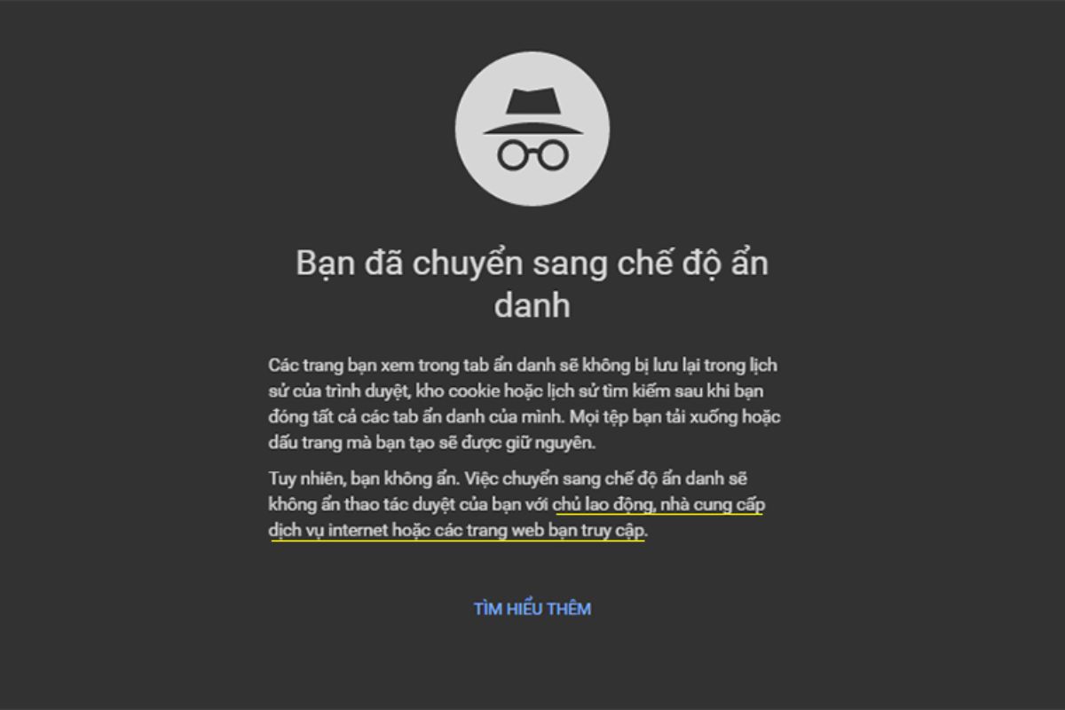 Hướng dẫn chi tiết cách truy cập lịch sử website chế độ ẩn danh