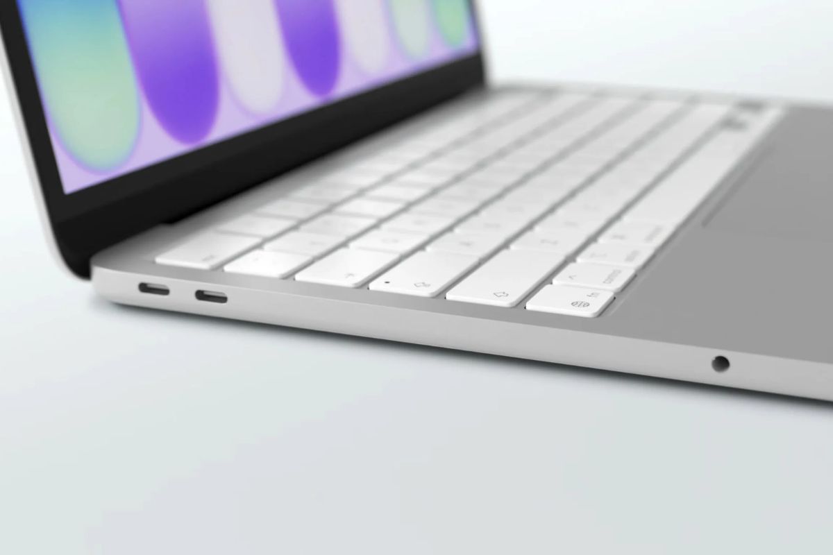 Kiểm tra cổng sạc trên MacBook Neo
