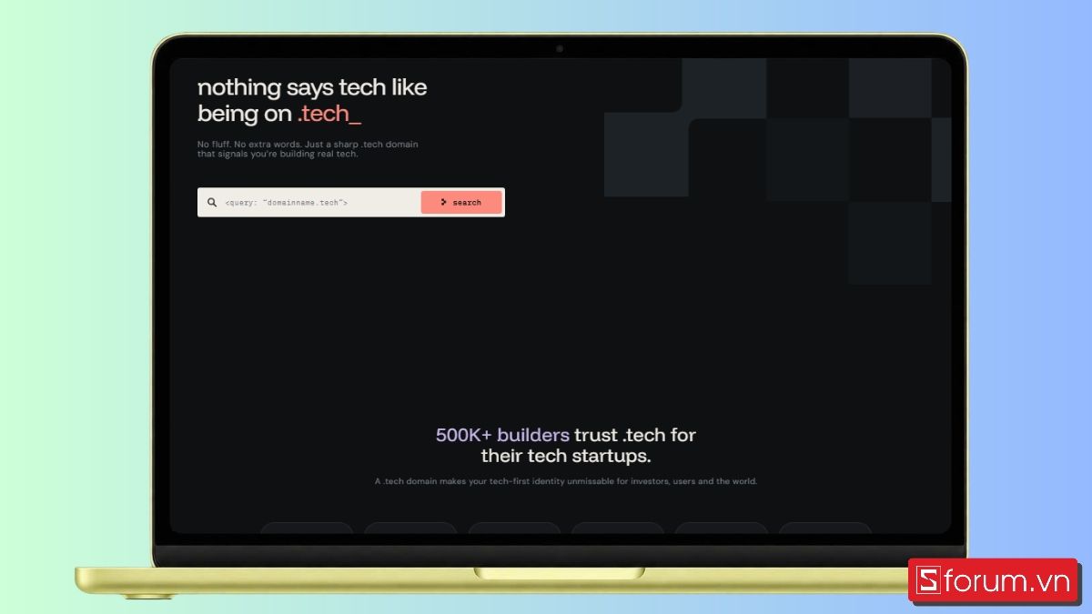 Bước 1: Truy cập trang đăng ký tên miền https://get.tech/
