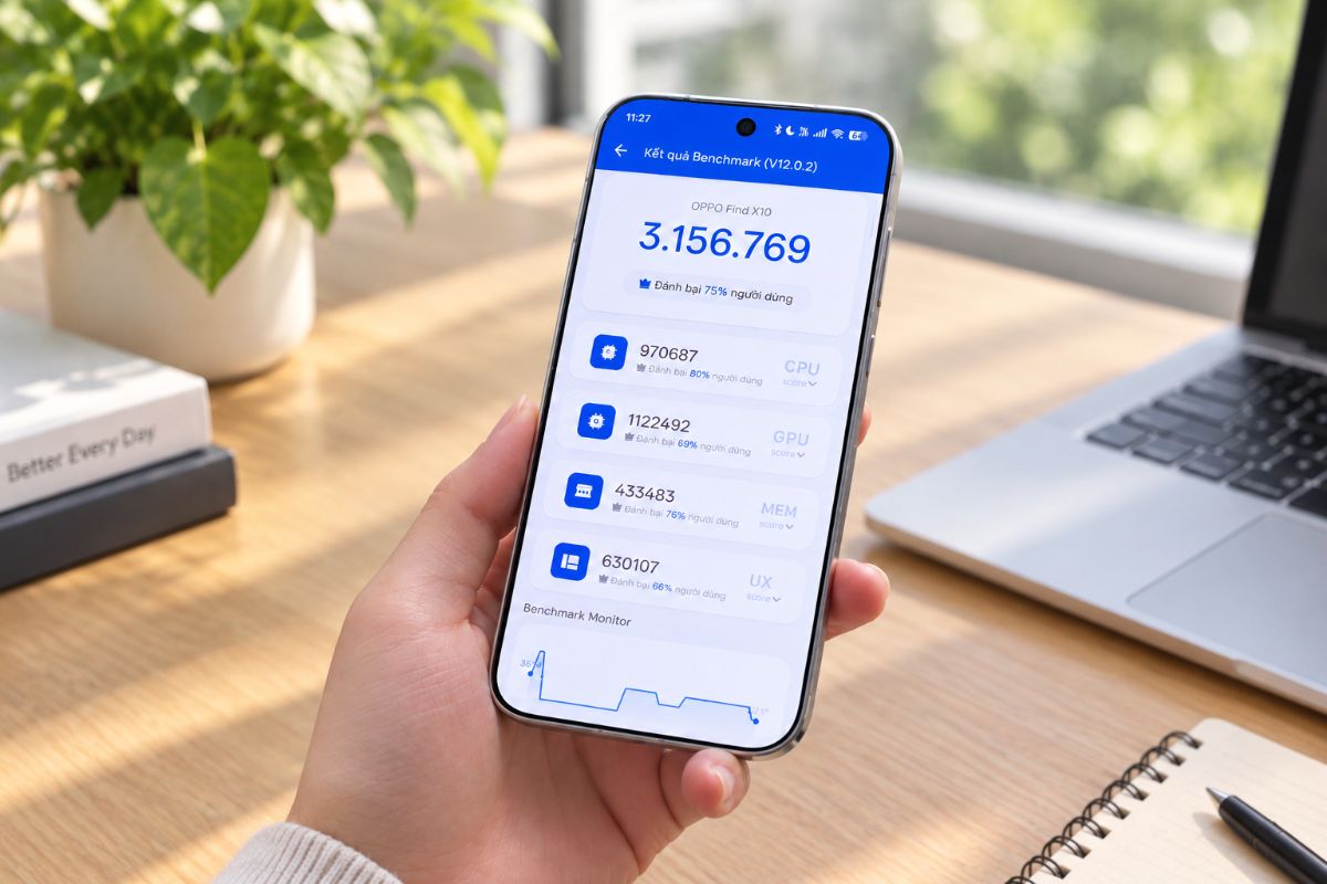 OPPO Find X10 AnTuTu đạt bao nhiêu điểm?