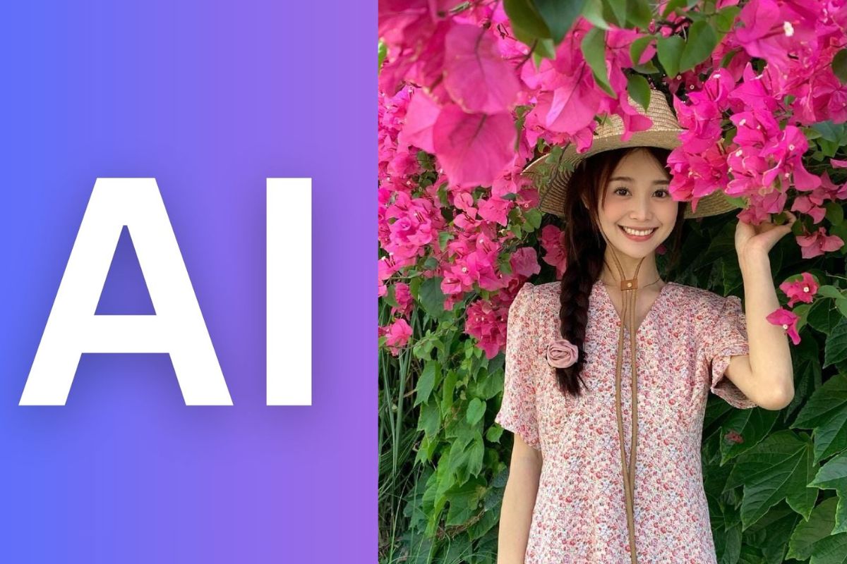 Tip chỉnh ảnh AI cùng hoa giấy để đăng mạng xã hội cực cuốn