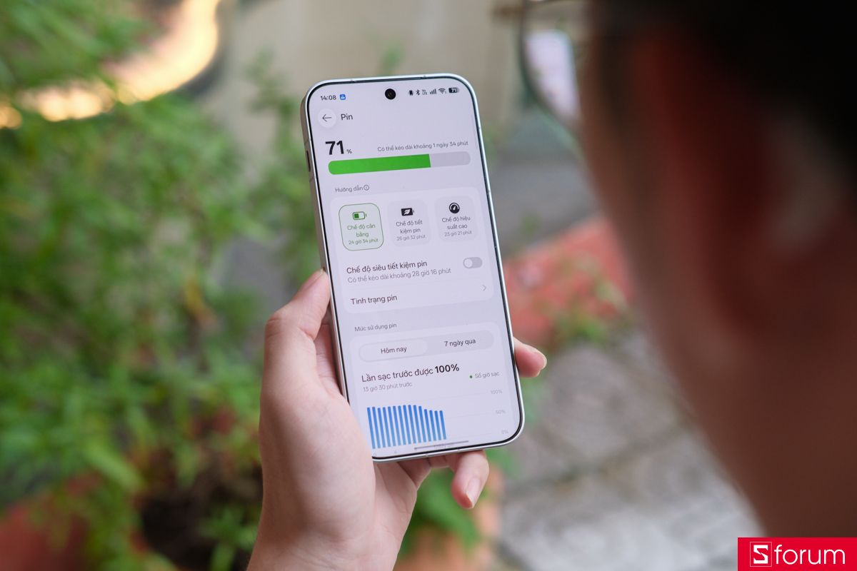 Thời lượng pin và sạc