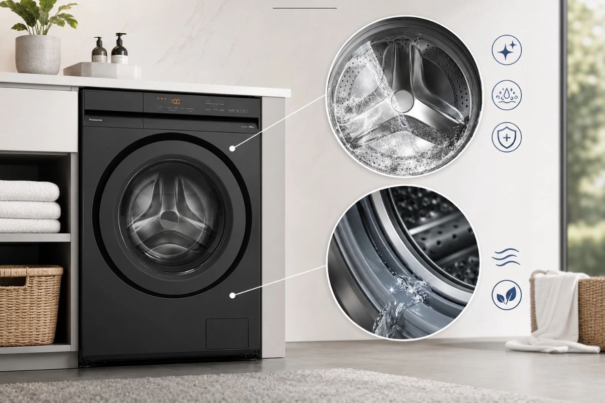 Máy giặt Panasonic cửa ngang 12kg 2026 (NA-24VDG1BVT)