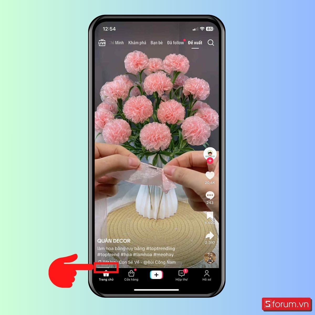 Cách tua nhanh video trên iPhone bằng TikTok - bước 1