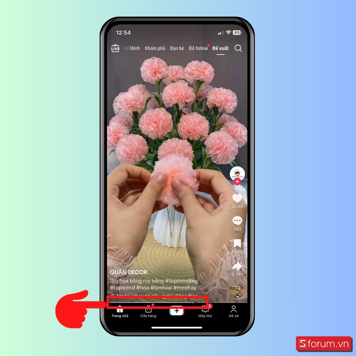 Cách tua nhanh video trên iPhone bằng TikTok - bước 2