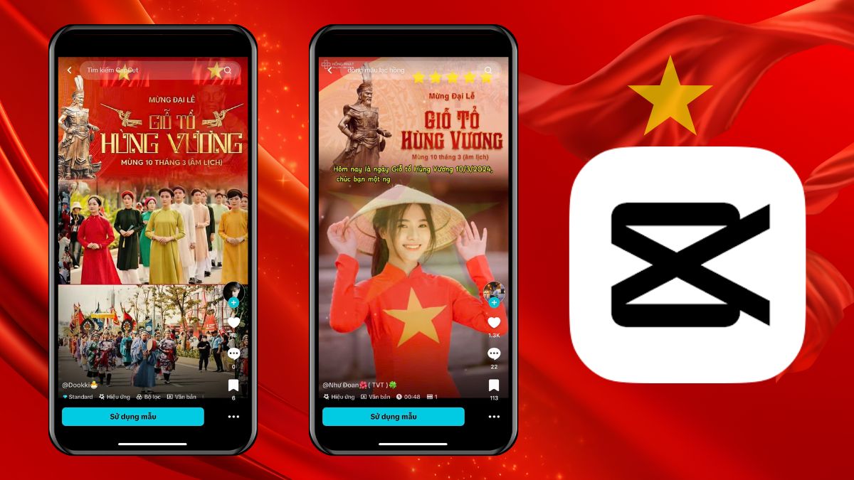 Tổng hợp các mẫu Giỗ tổ Hùng Vương hot trên CapCut hiện nay Tổng hợp các mẫu Giỗ tổ Hùng Vương hot trên CapCut hiện nay