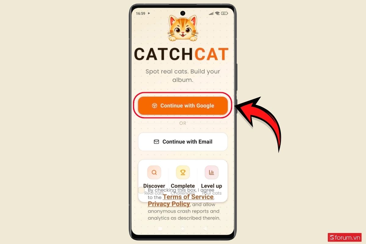 Ứng dụng cho phép bạn bắt mèo và sưu tầm thẻ bài giống như Pokemon hoạt động như thế nào? bước 1