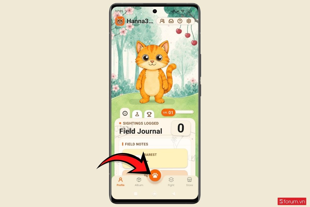 Ứng dụng cho phép bạn bắt mèo và sưu tầm thẻ bài giống như Pokemon hoạt động như thế nào? bước 6