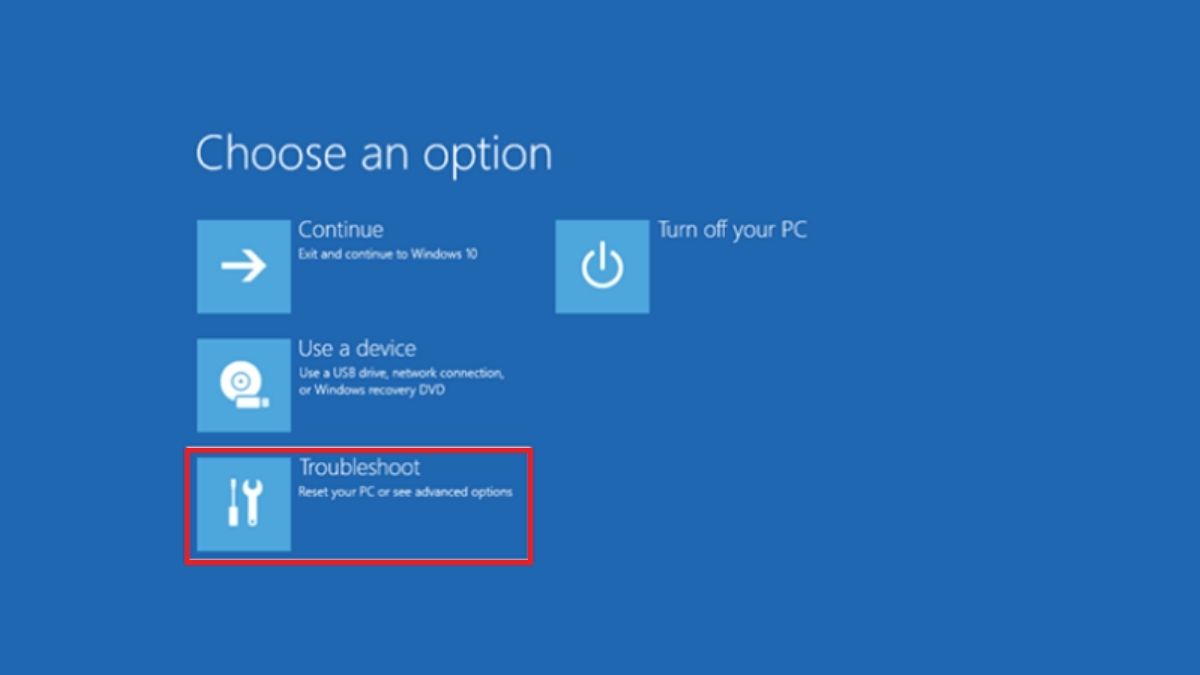 Khởi động lại máy tính trong chế độ Safe Mode - Bước 1