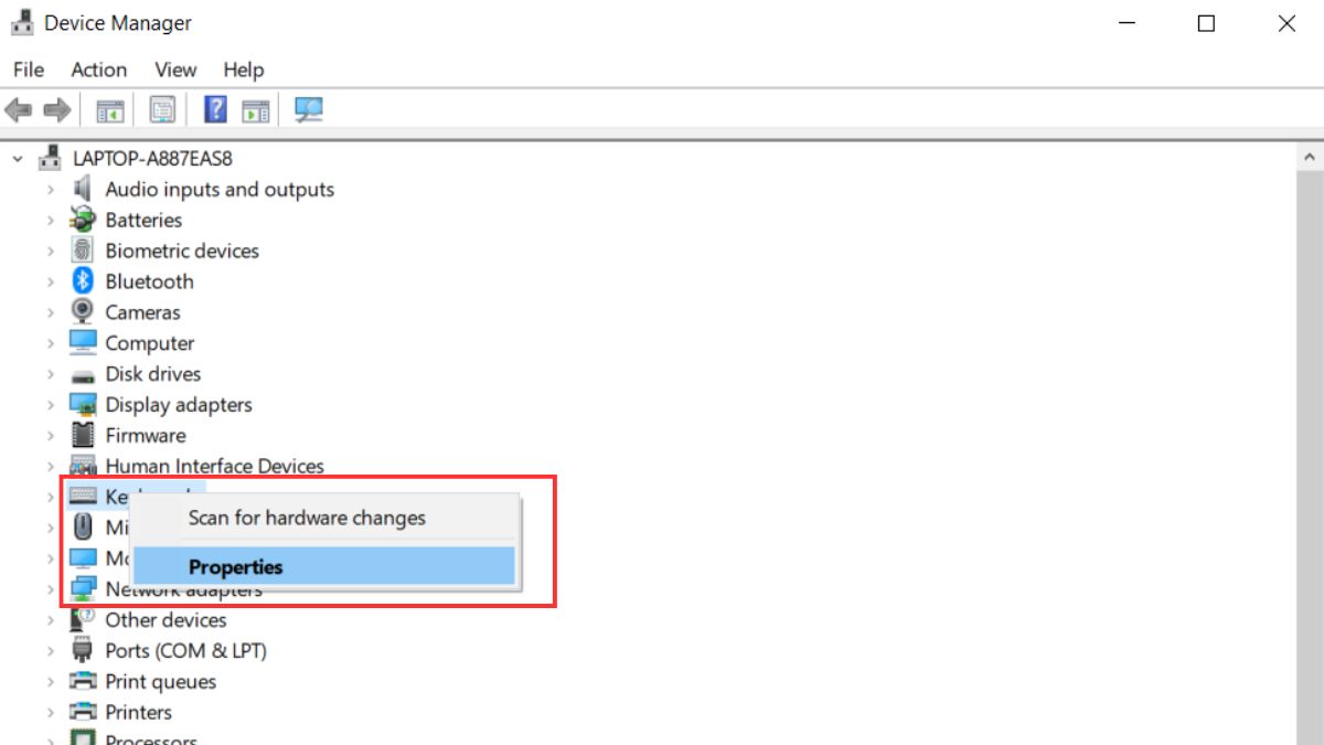 sửa lỗi Your device ran into a problem and needs to restart bằng quay lại phiên bản driver trước - bước 2
