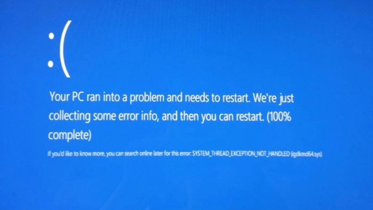Lỗi Your device ran into a problem and needs to restart là gì?