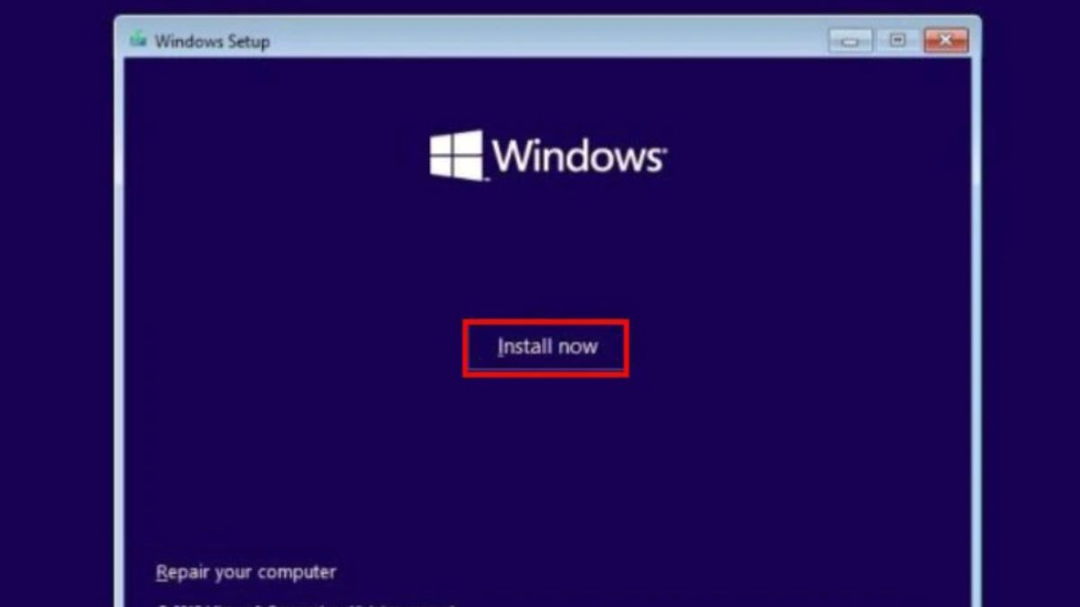 Cách sửa lỗi Your PC Device Needs to Be Repaired bằng cài lại win - bước 2