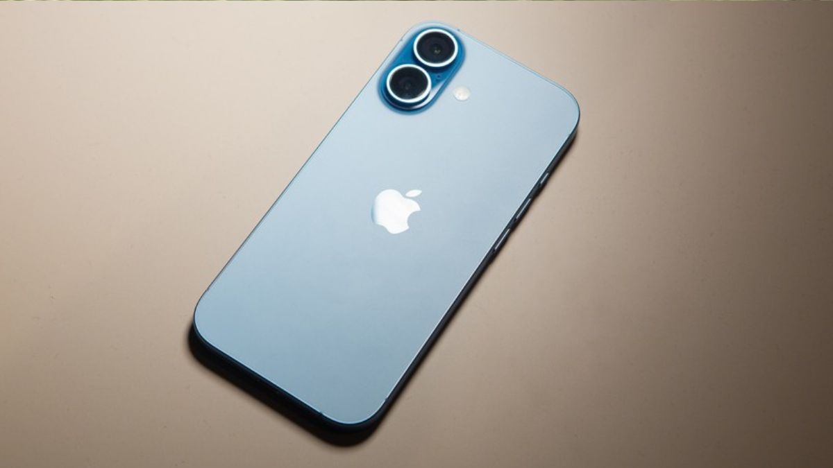 Thiết kế iPhone 17 màu xanh dương trendy