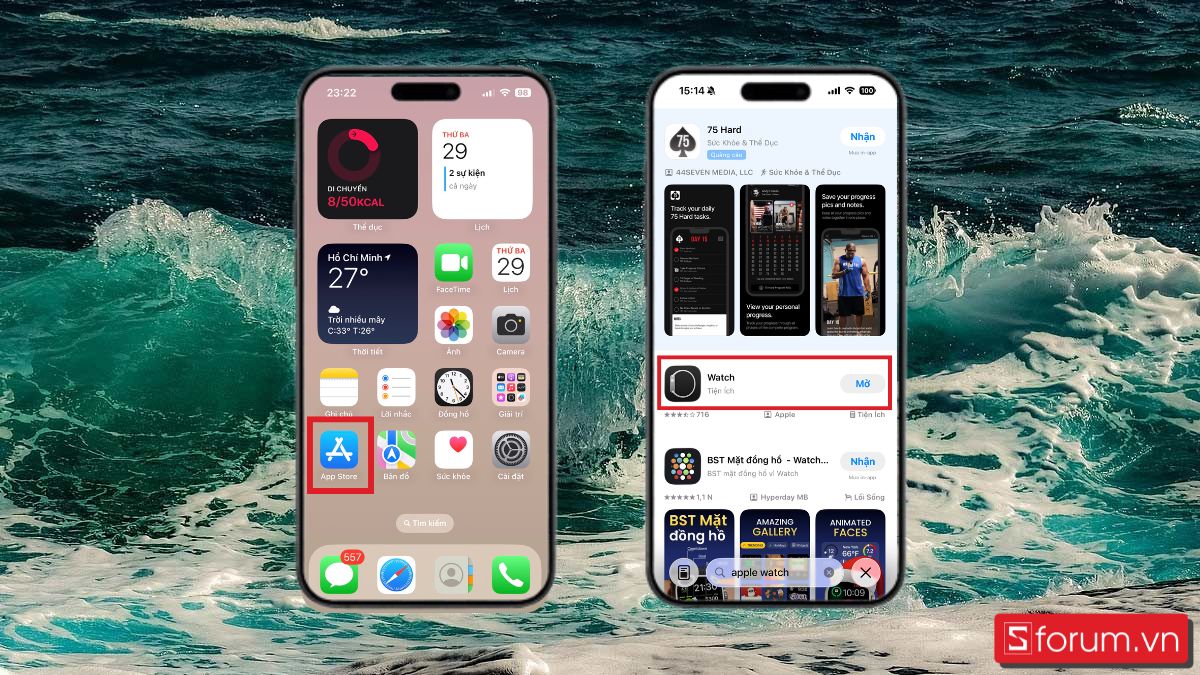 Cách ghép nối Apple Watch với iPhone - bước 2
