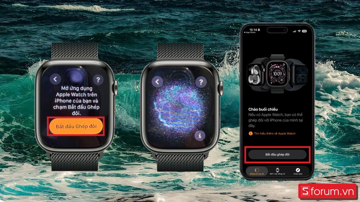 Cách ghép nối A3ple Watch với iPhone - bước 1