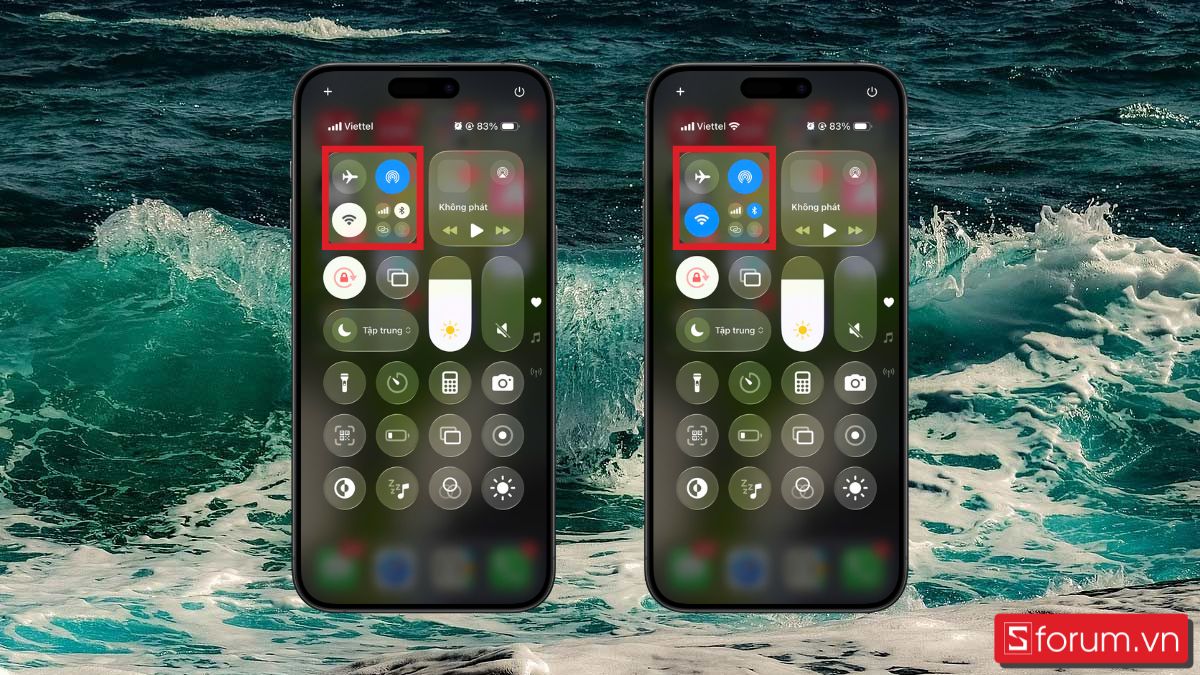 Khắc phục lỗi không kết nối Apple Watch với iPhone bằng cách kiểm tra kết nối Wifi Bluetooth - bước 1