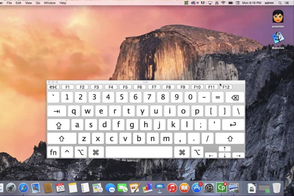 cách sử dụng bàn phím ảo MacBook - thao tác bàn phím