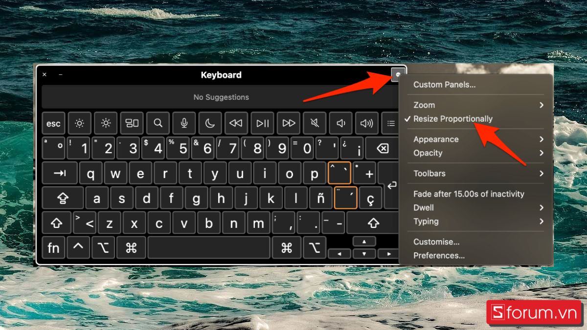 Thay đổi tùy chọn của bàn phím bước 4