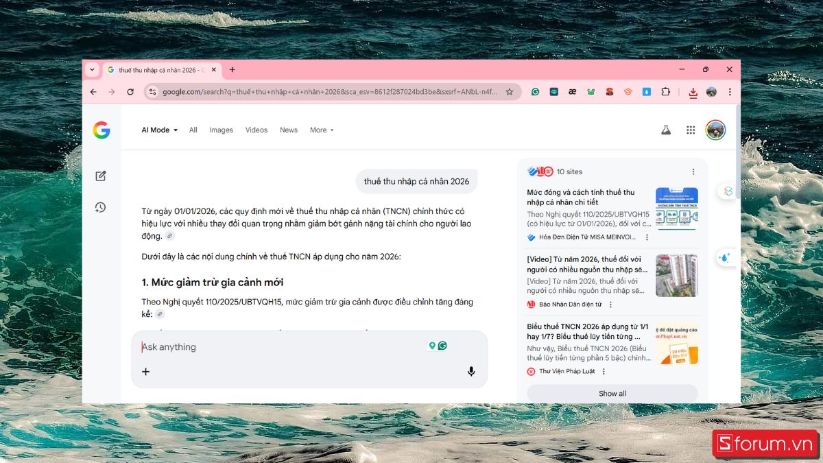 Xem nội dung AI tìm kiếm