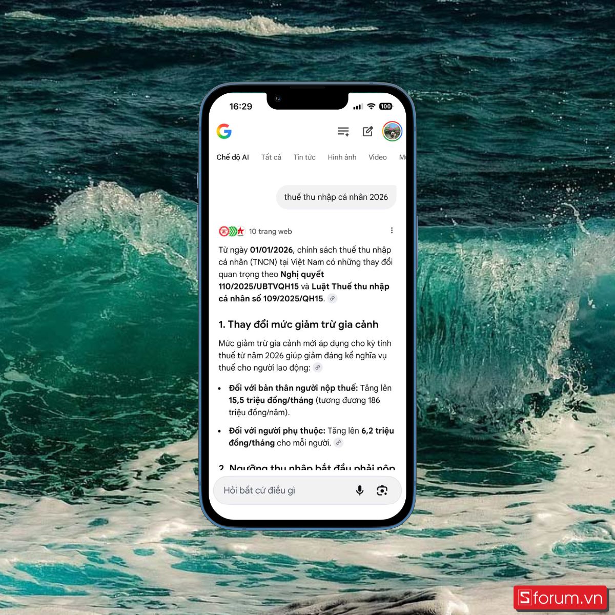 Tính năng AI tiện lợi khi tìm kiếm thông tin