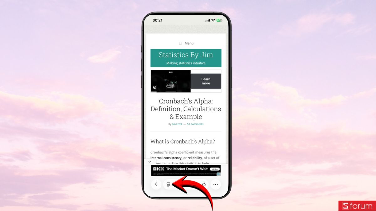 Mở menu thiết lập văn bản