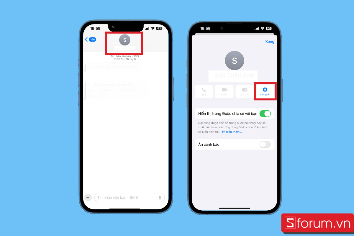 cách bật chế độ rung iPhone Điều chỉnh chế độ rung trên iMessage bước 2