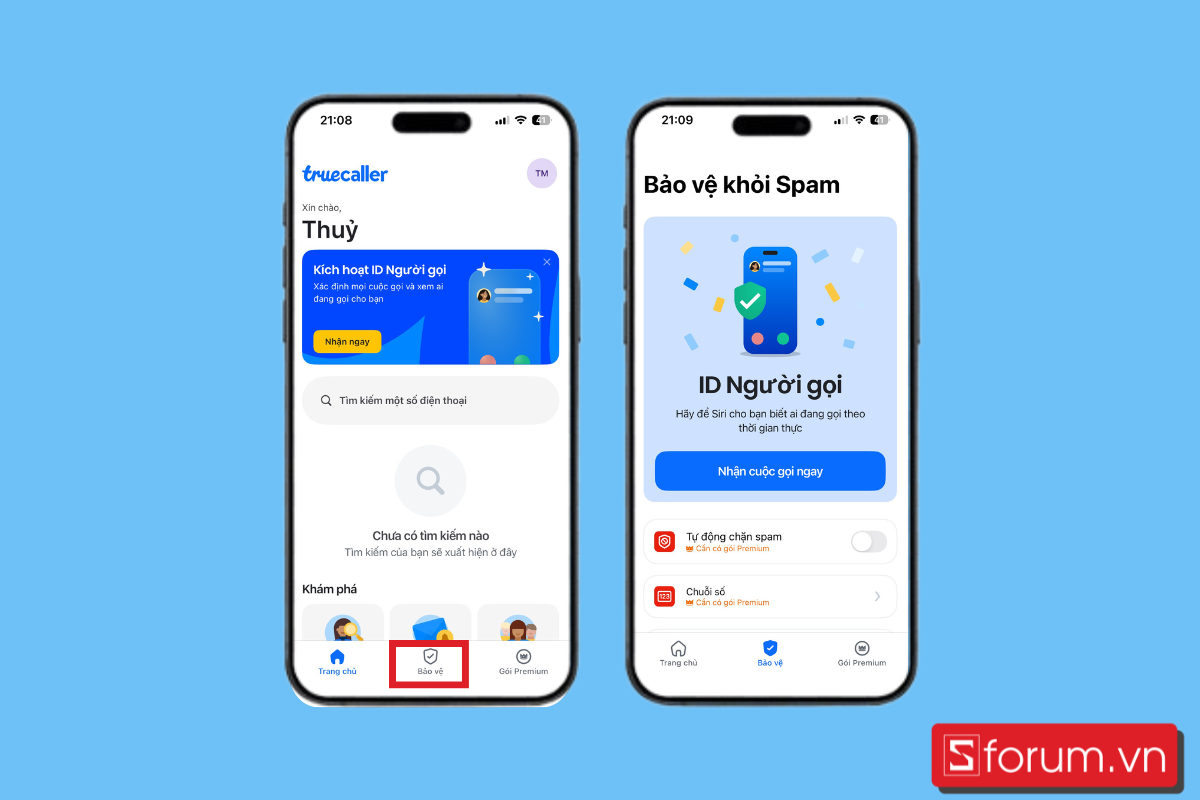 Cách chặn cuộc gọi rác trên iPhone bằng ứng dụng Truecaller bước 5