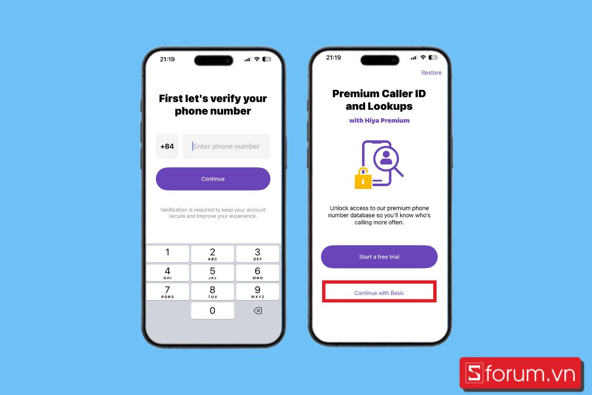 Cách chặn cuộc gọi rác trên iPhone bằng Hiya bước 2-1