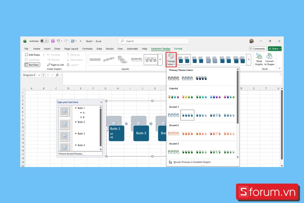 Cách dùng SmartArt để thiết kế sơ đồ quy trình chuyên nghiệp 11