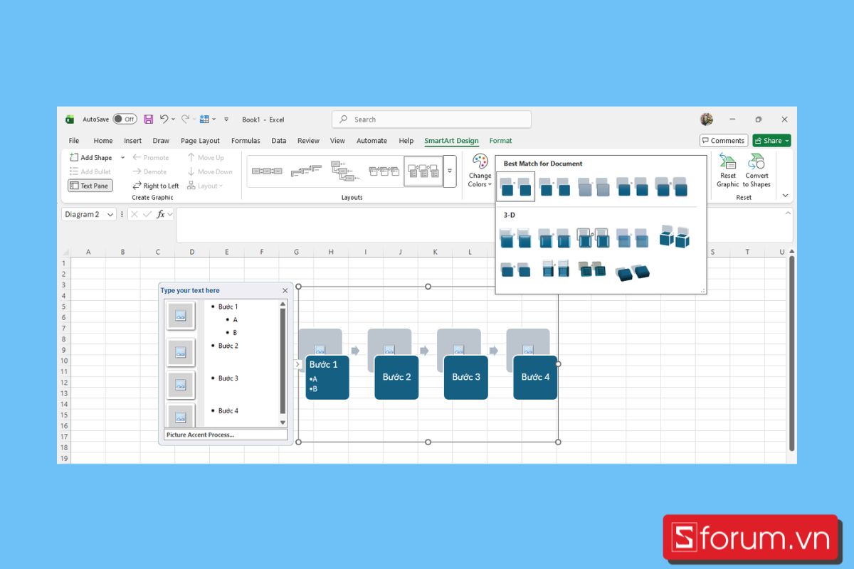 Cách dùng SmartArt để thiết kế sơ đồ quy trình chuyên nghiệp 12