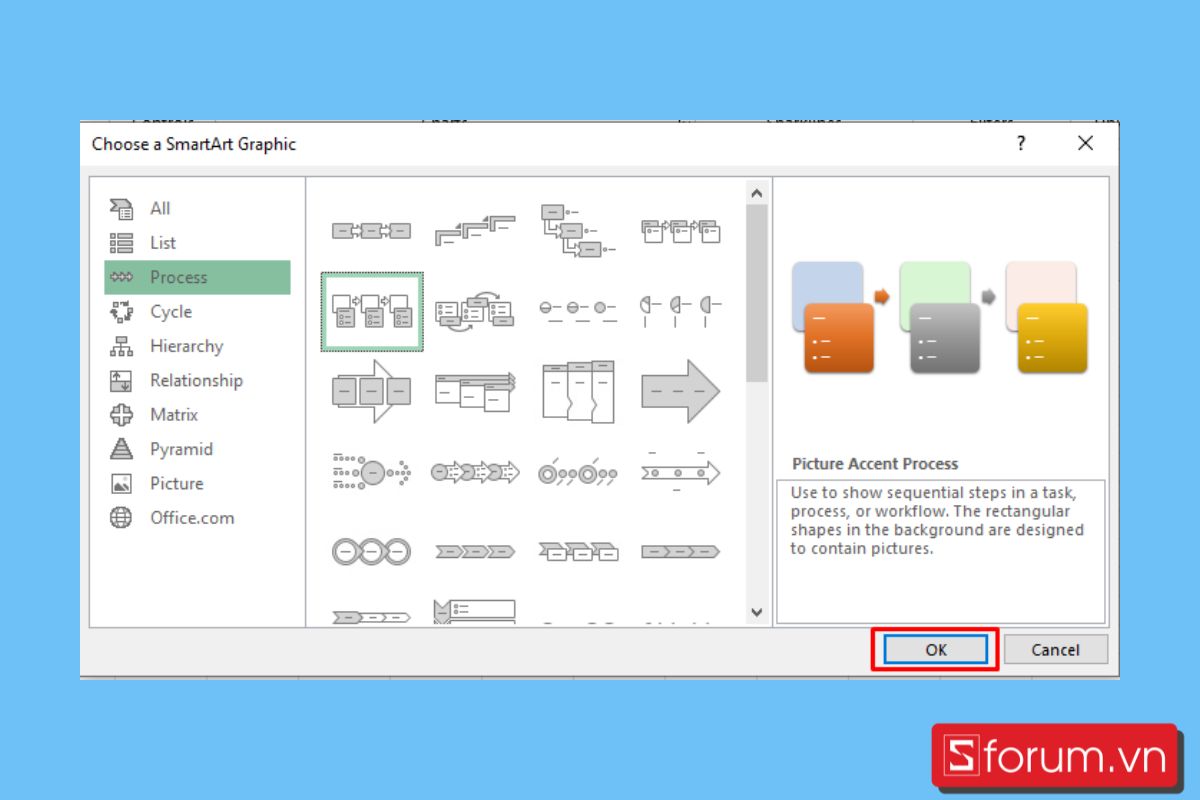 Cách dùng SmartArt để thiết kế sơ đồ quy trình chuyên nghiệp 5