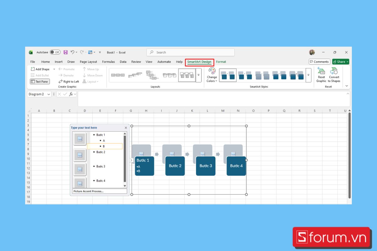 Cách dùng SmartArt để thiết kế sơ đồ quy trình chuyên nghiệp 9