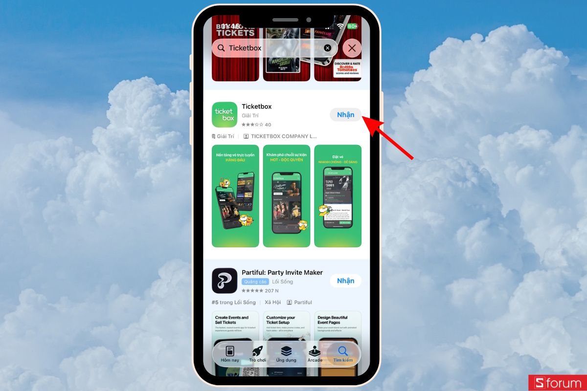 Tải Ticketbox về máy