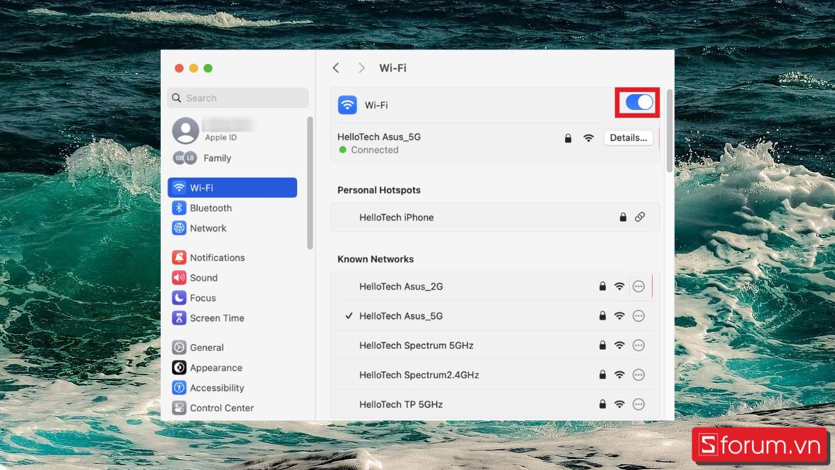 cách quên wifi trên macbook 19