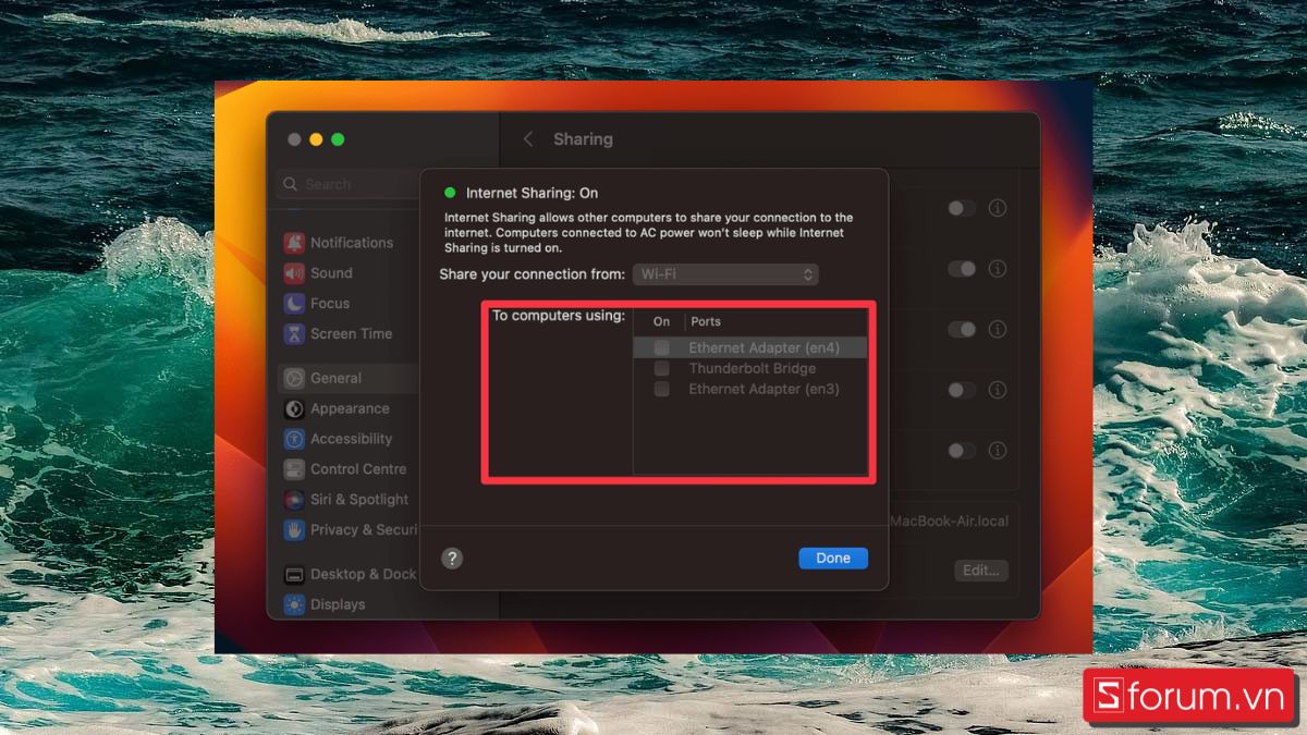 cách quên wifi trên macbook 26