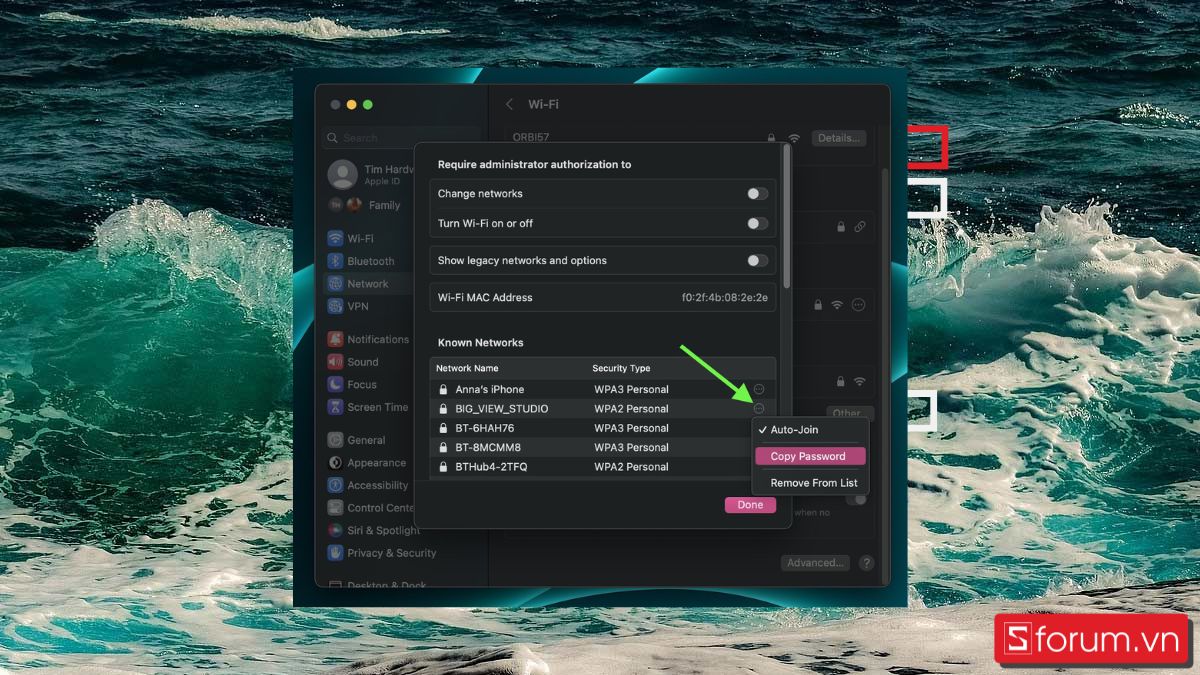 cách quên wifi trên macbook 28