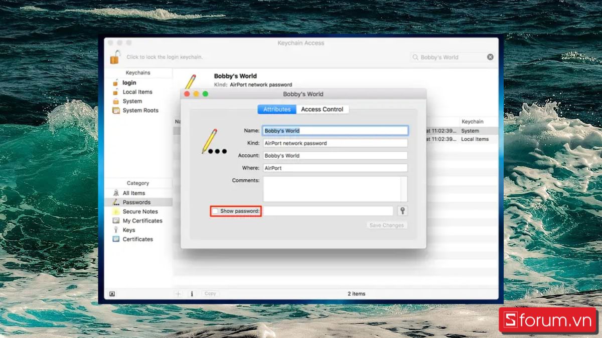 cách quên wifi trên macbook 32
